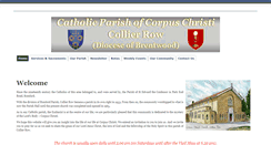 Desktop Screenshot of corpuschristicollierrow.org